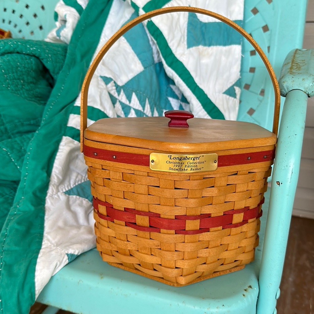 1997 Christmas Basket Displayed Only!